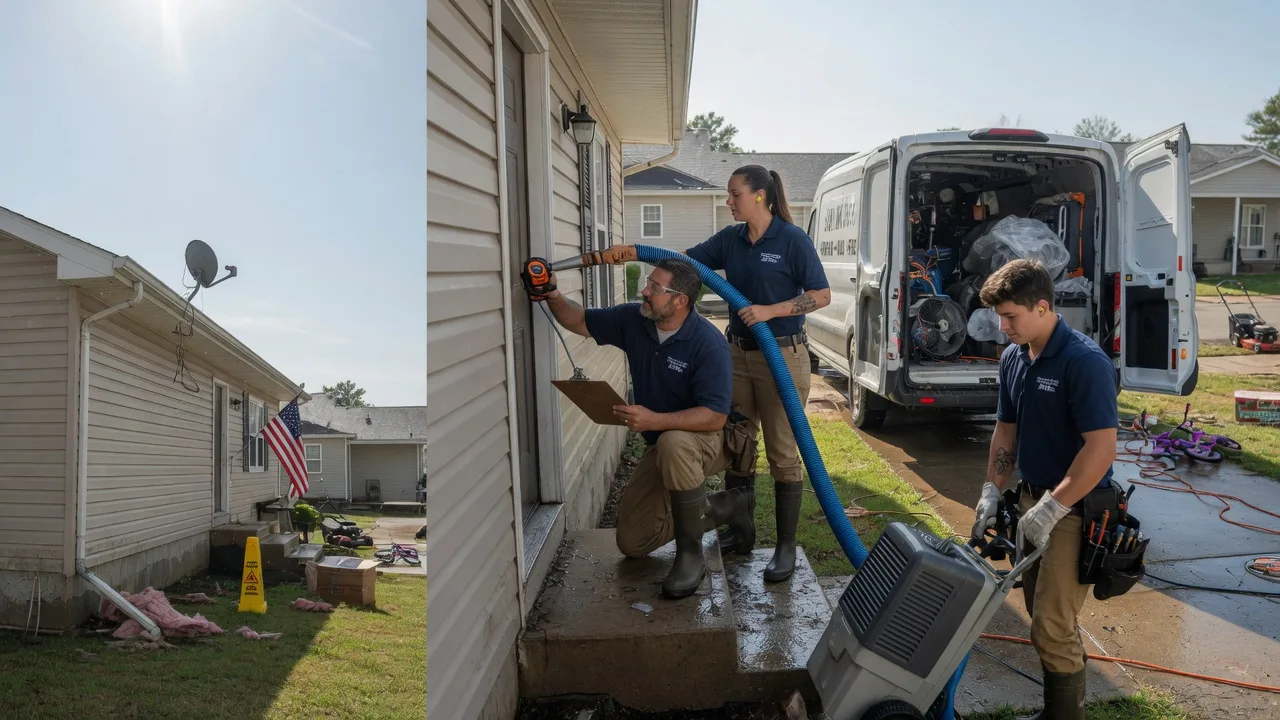 Ceiling Water Damage Restoration in National City, MI near me